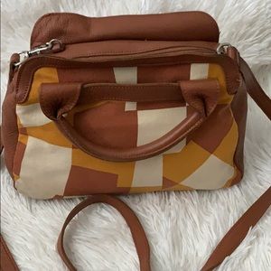 Cacharel bag Mod style leather detail